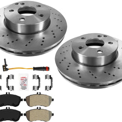 Carbono Delantero De Alto Rendimiento Para Mercedes Benz C300 4Matic 08-12 SIN Sprt Pckg