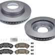 Front Fleet Duty High Carbon Disc Brake Rotors Pads For 2019-2022 Ford Ranger