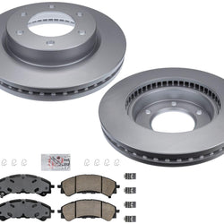 Front Fleet Duty High Carbon Disc Brake Rotors Pads For 2019-2022 Ford Ranger