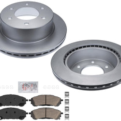 Rear Fleet Duty High Carbon Disc Brake Rotors Pads For Ford Ranger 2019-2024