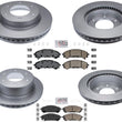 F&R Fleet Duty High Carbon Disc Brake Rotors Pads For Ford Ranger 2019 2020 2024