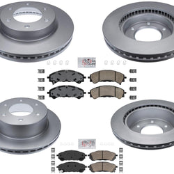 F&R Fleet Duty High Carbon Disc Brake Rotors Pads For Ford Ranger 2019 2020 2024