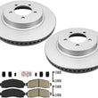 Performance Brake Disc Rotors Cer Pads Parking Shoes Fits 02-05 4 Door Explorer