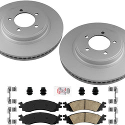 Performance Brake Disc Rotors Ceramic Pads Hardware For Ford Explorer 2006-2010