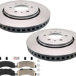 Front Performance Brake Rotors Ceramic Pads Hardware For Ford Expedition 10-17