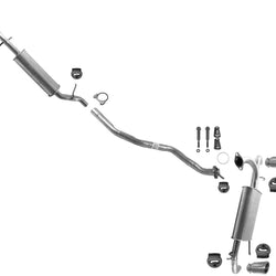 Tubo de extensión de resonador, sistema de escape silenciador de doble salida para Acura RDX 07-12