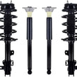Front Complete Struts W Coil Spring & Rear Complete Shocks For Mazda CX-9 16-18