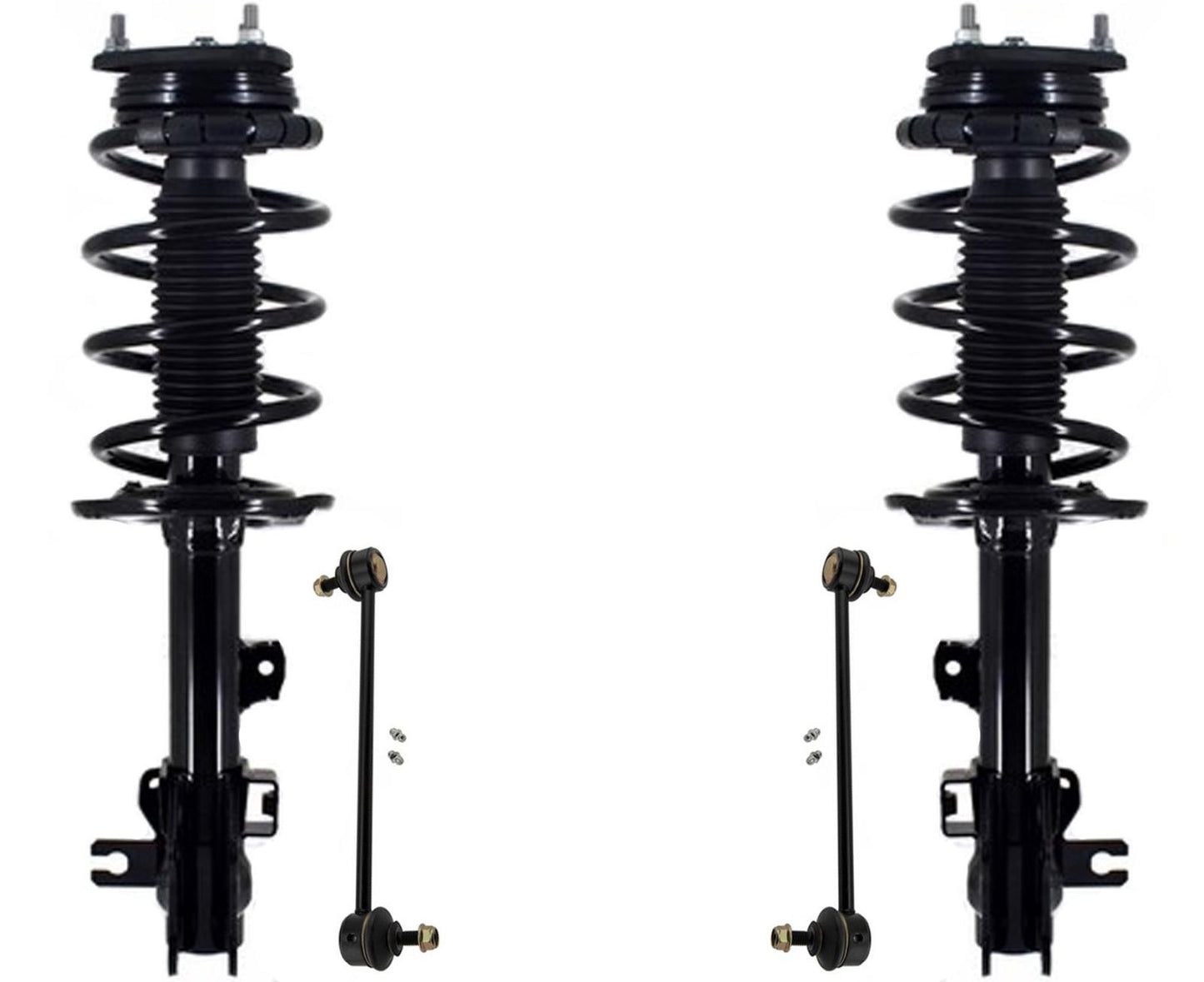 Front Complete Struts W/ Coil Spring Assembly & Links For Mazda CX-9 2016-2022