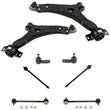 07/01/00 to 04/04/04 Fits Ford Focus Control Arms + Ball Joint Tie Rods 8Pc Kit