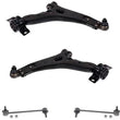 For Ford FOCUS 00-03 Lower Control Arms Bushings Ball Joints and Sway Bar Links