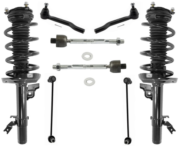 Front Complete Struts Tie Rods & Links For Ridgeline 17-2021 Front Wheel Drive