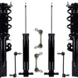 Front Struts Rear Shocks & Links For Mustang 5.0L 15-20 W/O Electronic Suspen.