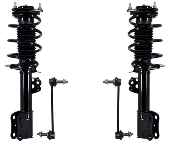 Front Complete Struts & Links For Mustang 5.0L 15-20 W/O Electronic Suspension