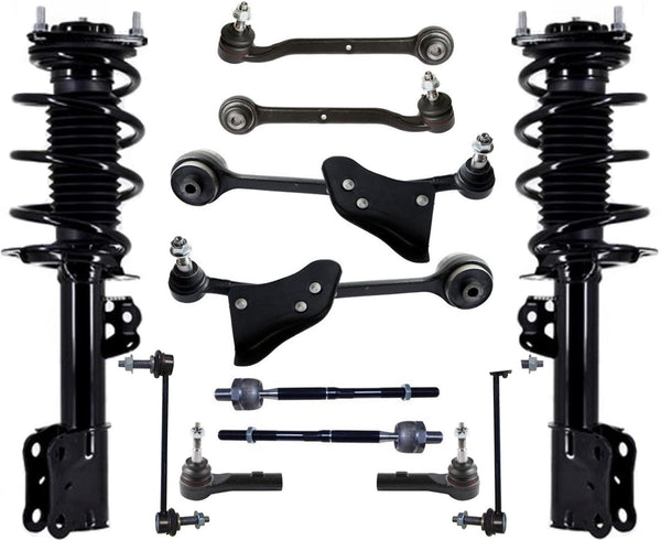 Front Complete Struts Control Arms & Links For Ford Mustang 2.3L 3.7L 2015-2023