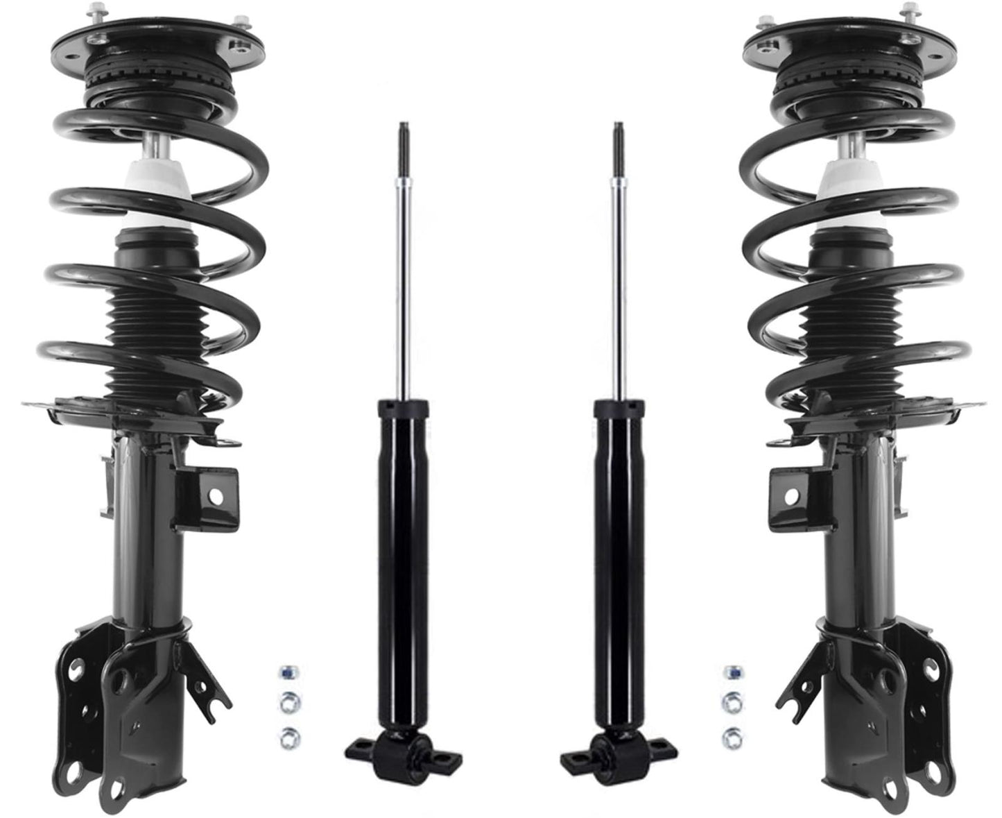 Front Complete Struts & Rear Shocks For Ford Fusion 13-2020 W/O 19 Inch Wheels