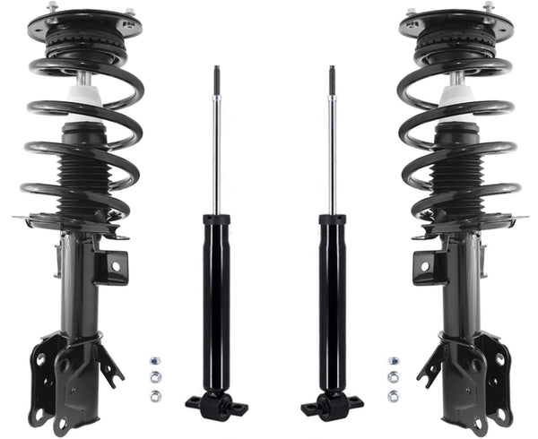 Front Complete Struts & Rear Shocks For Ford Fusion 13-2020 W/O 19 Inch Wheels