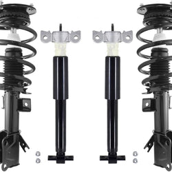 Front Struts & Complete Rear Shocks For Ford Fusion 13-2020 W/O 19 Inch Wheels