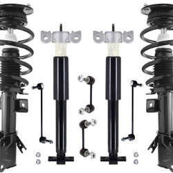 Front Struts Complete Shocks & Links For Ford Fusion 13-2020 W/O 19 Inch Wheels