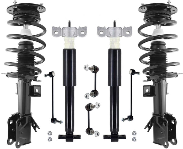 Front Struts Complete Shocks & Links For Ford Fusion 13-2020 W/O 19 Inch Wheels