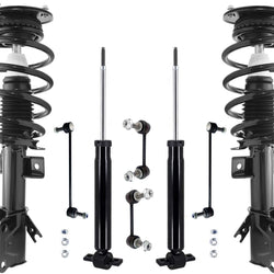 Front Struts Rear Shocks & Links For Ford Fusion 13-2020 W/O 19 Inch Wheels