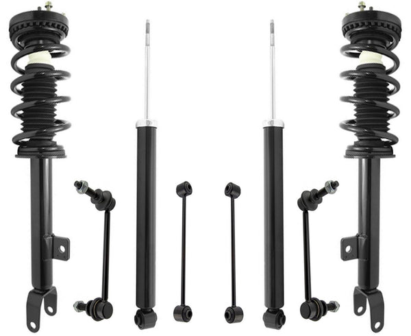 Front Struts Rear Shocks & Links For Chrysler 300 5.7 12-21 Rear Wheel Drive