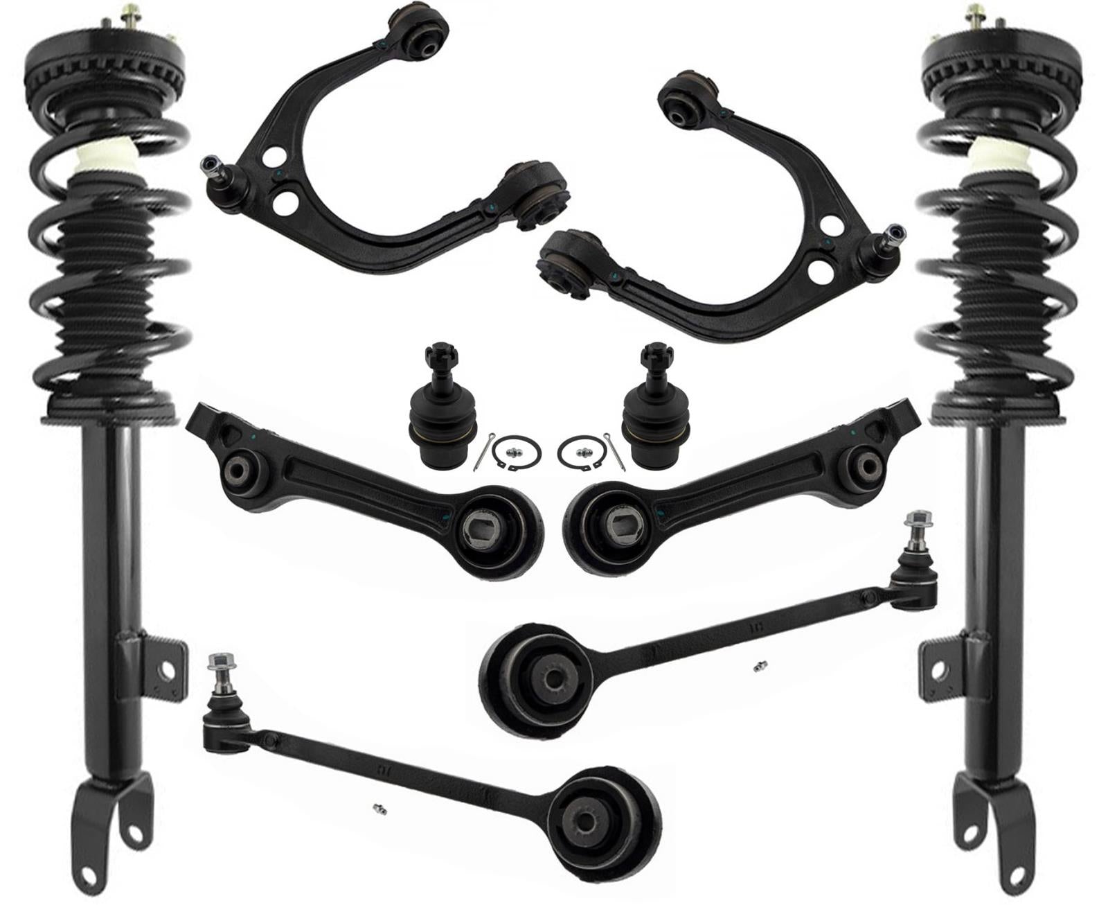 Front Struts Control Arms For Chrysler 300 5.7L 12-2021 Rear Wheel ...