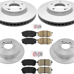 Para 12-15 Sportage 2.4 Tracción Delantera Rotores de Freno Delantero y Trasero Pastillas de Cerámica