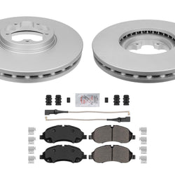 Freno de disco Rotores de disco de 5 pernos Pastillas de servicio severo para Ford Transit 150 2020-2022