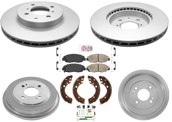 Pastillas de freno con revestimiento de rendimiento, zapatas de freno de tambor para Honda Civic 2001-2005