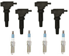 4 bobinas de encendido directo y bujías para Ford Edge 2019-2021 2.0L