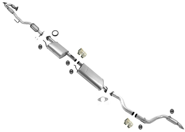Middle Resonator Assembly & Tail Pipe For Nissan Pathfinder 2013-2018 3.5L