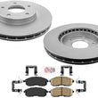 GEO Performance Coated Disc Brake Rotors Pads For Nissan Sentra 2013-2019