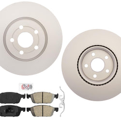 Front GEO Coated Brake Rotors & Brake Pads For Ford Transit Connect 2019-2022