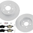 Rear GEO Coated Disc Brake Rotors & Brake Pads For Ford Transit Connect 19-2022