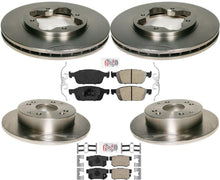 Rotores de freno de disco y pastillas de freno para Honda Accord 1995-1997 2.2L 4 puertas Sedan