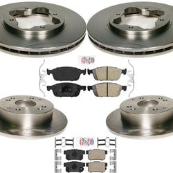 Rotores de freno de disco y pastillas de freno para Honda Accord 1995-1997 2.2L 4 puertas Sedan