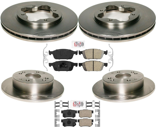 Rotores de freno de disco y pastillas de freno para Honda Accord 1995-1997 2.2L 4 puertas Sedan