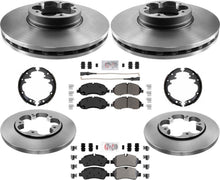 Freno de disco, rotores de disco de 5 pernos, pastillas de servicio severo para Ford Transit 350 2020-2021