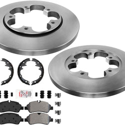 REAR Disc Brake 5Bolt Disc Rotors Severe Duty Pads For Ford Transit 2020-2021