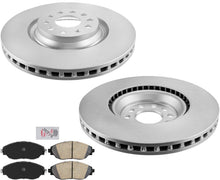 Front Coated Brake Rotors & Ceramic Brake Pads For Volkswagen Tiguan 2018-2024 - Photo 1