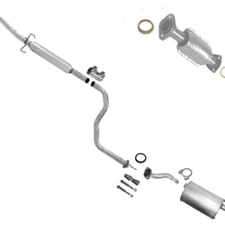 Rear Converter Resonator & Muffler For 96-01 Acura Integra 1.8L 4DR Sedan