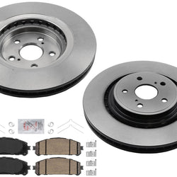Front Disc Brake Rotors Ceramic Pads for Toyota Highlander 2020 2022