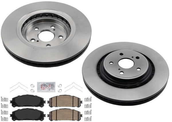 Front Disc Brake Rotors Ceramic Pads for Toyota Highlander 2020 2022