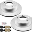 Rear Brake Disc Rotors Ceramic Pads For 2011-16 Hyundai Elantra & 12-16 Veloster