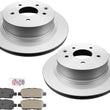 (2) Rear Brake Rotors & Ceramic Pads For 03-05 350Z Base ( Excpet Brembo )