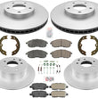 New F & R Brake Rotors Ceramic Pads for Nissan Altima No SE-R 8Pc 2002-2006