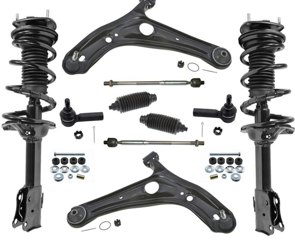 Front Struts Control Arms Links Inner & Outer Tie Rods For Scion XA 05/03-2006