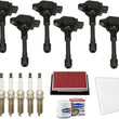 Ignition Coils Spark Plugs Tune Up Kit For Infiniti G37 3.7L 2008-2013