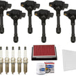 Ignition Coils Spark Plugs Tune Up Kit For Nissan 370Z 3.7L 2009-2020