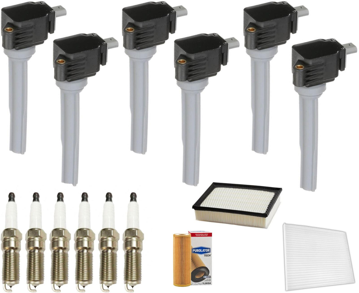 Kit de afinación de bujías de bobinas de encendido directo para Ford Fusion 2.7L 2017-2019